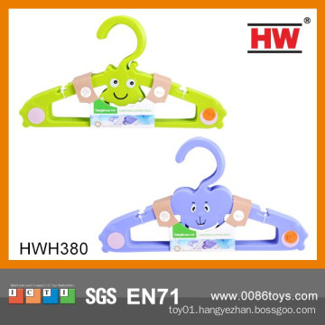 OEM Cartoon Animal Plastic Baby Clothes Hanger